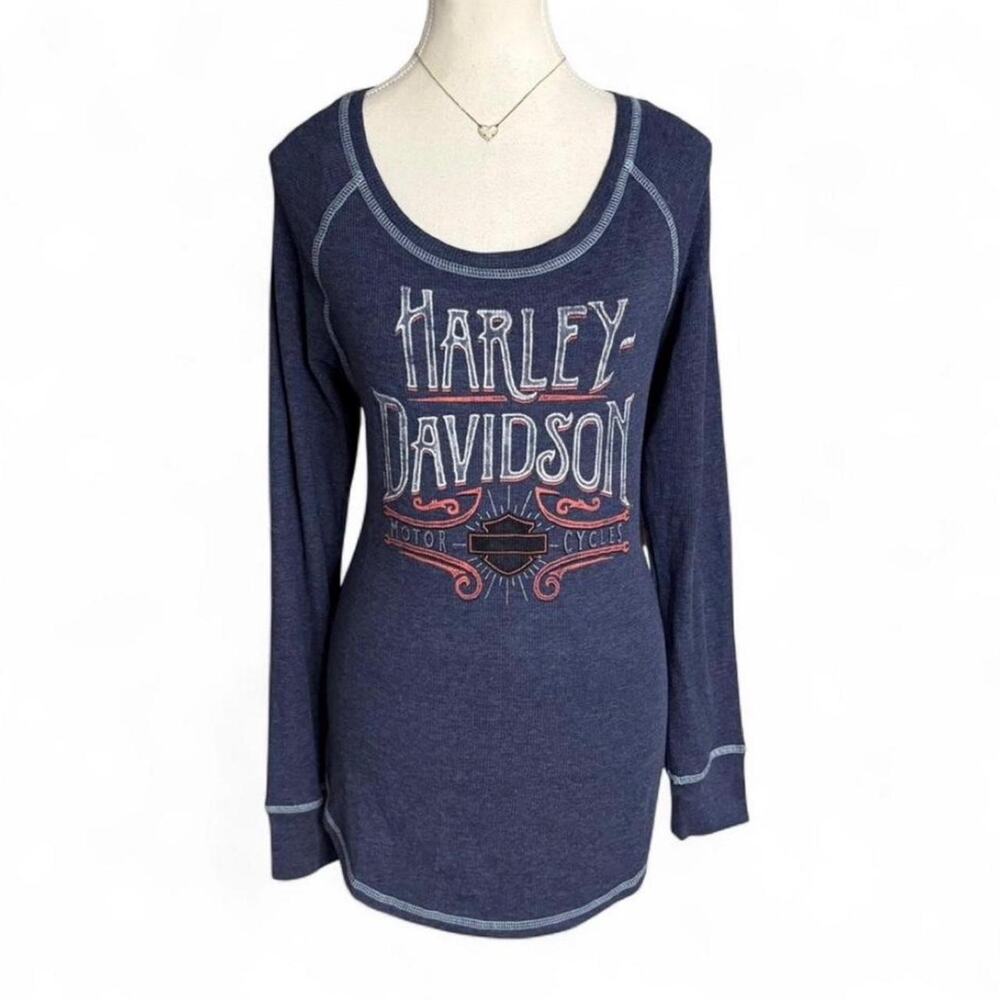 Harley Davidson Women’s Y2K Biker long sleeve size large